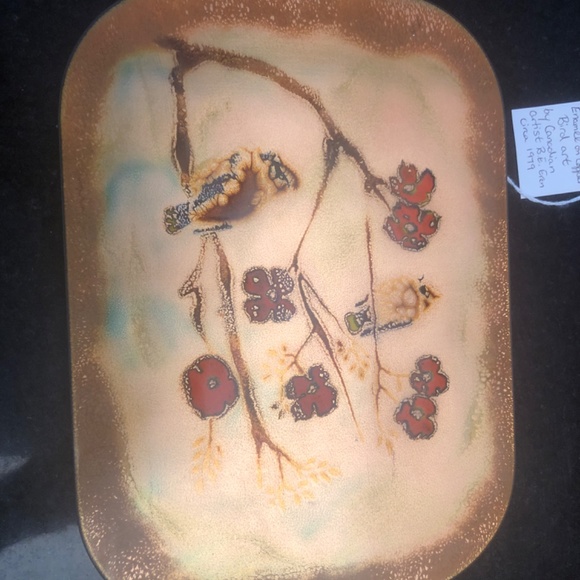 Vintage enamel on Copper Art - Picture 2 of 7